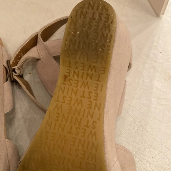 Nine‎ West Suede Leather platform Heel - Picture 12 of 13